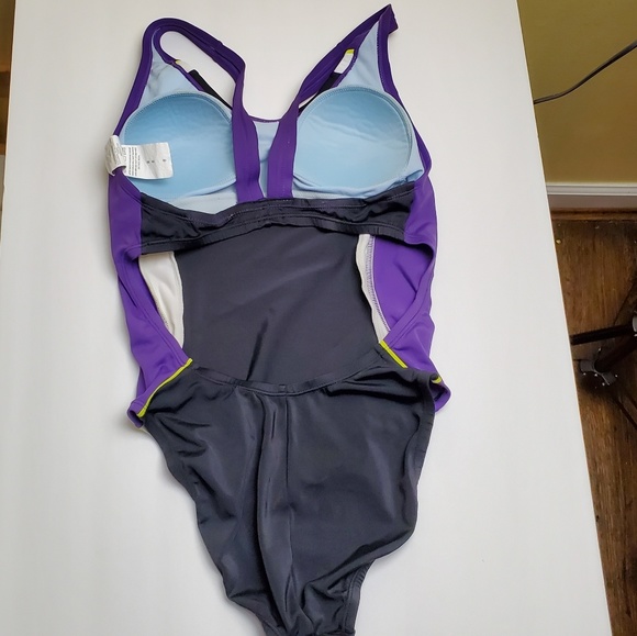Nike Spliced Racerback One Piece Size 8 - Picture 3 of 5